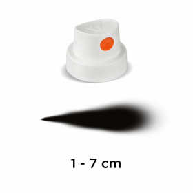Cap "SilentFat" (weiß/orange)